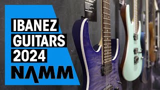 New Ibanez Guitars  NAMM 24 [upl. by Radmilla]