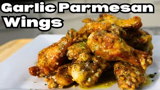 Delicious Garlic Parmesan Chicken Wings Recipe [upl. by Kaspar]