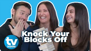 The stars of THE WAY HOME play KNOCK YOUR BLOCKS OFF and share onset memories amp more  TV Insider [upl. by Yeltihw766]