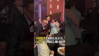 Darren introduce Cassy to the big Boss of Abs Cbn Whatba sweet gesture CassRen [upl. by Nylirrej]