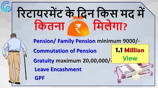 How to calculate Pension Family Pension Gratuity Commutation of pension etc in central Govt Emp [upl. by Mildrid]