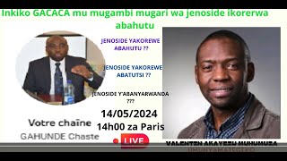 IKIGANIRO InkikoGacaca muri gahunda yo gucocagura ABAHUTU [upl. by Aratahs]