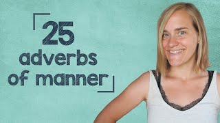 Learn 25 Adverbs of Manner in German  B1 with Jenny [upl. by Hartmann]