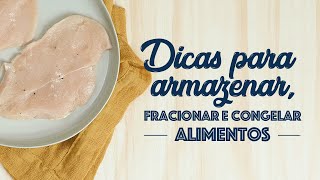 Como armazenar alimentos [upl. by Hsekar153]