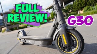 Ninebot MAX G30  The HIGHEST RATED Electric Scooter on Amazon  Comprehensive Review [upl. by Inohs759]