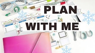 PLAN WITH ME  CHRISTMAS PLANNER SPREAD IDEAS  VERTICAL PLANNER  ERIN CONDREN AGENDA A5 [upl. by Eniledgam]