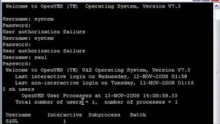 Learning OpenVMS Part 2 [upl. by Htederem]