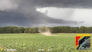 Intercepting Dustnadoes In Nebraska  Live As It Happened  61824 [upl. by Llennyl905]