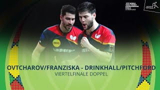 OvtcharovFranziska  DrinkhallPitchford I Viertelfinale Doppel I WM 2023 in Durban [upl. by Binky271]