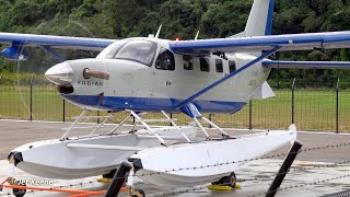 QuestDaher Kodiak 100 Amphibious SeaplaneAmphibian Floatplane Takeoff amp Landing on Water etc [upl. by Tallbot]