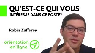 Entretien dembauche Questce qui vous intéresse dans ce poste [upl. by Ferro]