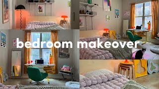 Home Diary  bedroom makeover floyd bed frame vintage table [upl. by Bucella]