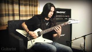 Gus G Plays Classic Ozzy Riffs Exclusive Guitarist Magazine HD [upl. by Asilanna]