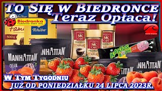 BIEDRONKA  Oferta od Poniedziałku 24072023  To się w Biedronce Teraz Opłaca [upl. by Notniuq594]