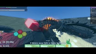 Dino simulation but I played as flame demon [upl. by Leanora]