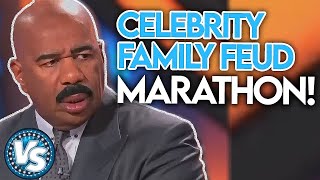 Celebrity Family Feud MARATHON With Steve Harvey [upl. by Aihseuqram]