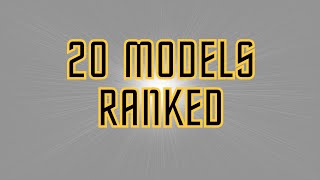 20 Star Trek Models Ranked [upl. by Buatti109]