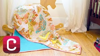 Wholecloth Quilt with Anna Maria Horner I Creativebug [upl. by Galatea424]