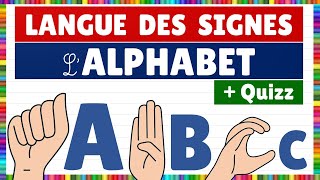 Apprendre la langue des signes  lalphabet [upl. by Akkina517]