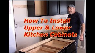 How To Install Kitchen Cabinets [upl. by Maleki91]