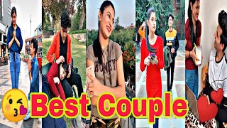 PART3 😘Mohak Narang amp Surbhi Rathore best Couple tik tok video 2020 l😍Best Couple TikTok Video2020 [upl. by Annazus]