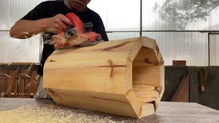 The Most Beautiful Woodworking  Crafting Unique Artistic Tables with Inventive Woodworking Concept [upl. by Glynas]