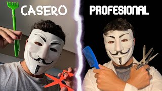 ASMR  Corte de Pelo CASERO VS PROFESIONAL  Roleplay Español [upl. by Haelahk346]