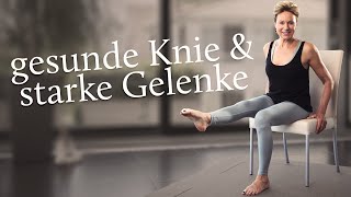 50 Yoga für gesunde Knie und starke Gelenke  15 Minuten Übungen mit und auf dem Stuhl [upl. by Darcy]