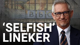 Gary Lineker selfishly puts BBC staff at risk of rightwing torment with Rwanda intervention [upl. by Thar]