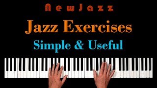 Simple PIANO EXERCISES for Advanced JAZZ IMPROVISATION [upl. by Kerge949]