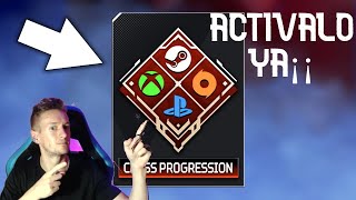 COMO ACTIVAR el CROSS PROGRESSION en APEX LEGENDS TUTORIAL ESPAÑOL [upl. by Keelby]