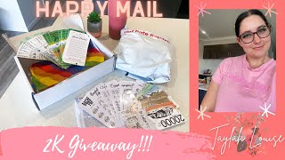 2K Giveaway Announcement amp Happy Mail Unboxing [upl. by Eaner866]