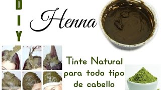 HENNA tinte natural para todo tipo de cabello DIY [upl. by Ashbey]