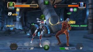 Gamora vs Nebula  Guardians of the Galaxy  MARVEL Contest of Champions [upl. by Charlean]