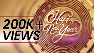 Happy New Year Wishes 3D Animation Greetings Motion Graphics Happy New Year Status [upl. by Akiehsal]