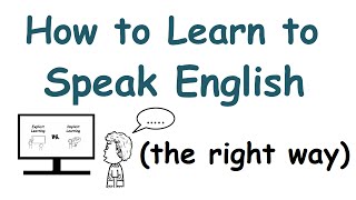 The Right Way to Learn to Speak English [upl. by Lleirbag]