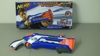 REVIEW Nerf Elite Rough Cut 2x4  Unboxing Review amp Firing Test [upl. by Adnamahs806]