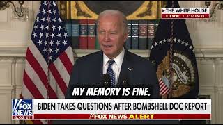 Biden Blistered by Mainstream Media After Disaster Press Conference Elderly Irritable Man [upl. by Alastair]