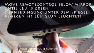 Mercedes Tutorial Homelink  Anleitung für Garagentoröffner Both Versions  Beide Versionen [upl. by Notnyw]