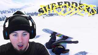 MY FIRST TIME SNOWBOARDING Shredders [upl. by Wurtz]