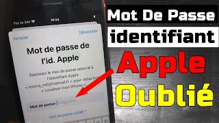 Mot De Passe identifiant Apple Oublié Comment Retrouver [upl. by Satsoc869]