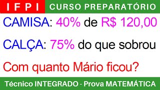 IFPI 🔴 Curso Preparatório 202425 de MATEMÁTICA IFPI Técnico Integrado ao Ensino Médio BoraIF [upl. by Rawlinson]