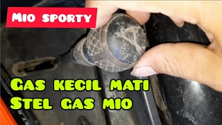 Cara stel gas karbu mio sporty [upl. by Elmore]