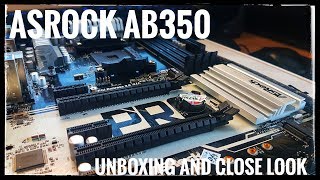 Unboxing and Close look ASRock AB350 pro4  Best overall budget AM4 Ryzen Motherboard [upl. by Kong625]