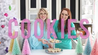 White Chocolate Truffle Sugar Cookies  Christmas Cookie Collaboration [upl. by Juieta]