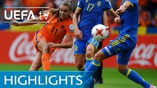 Womens EURO highlights Netherlands 20 Sweden [upl. by Anagrom]