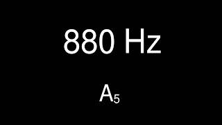 Sine Wave A 5  880 Hz for 15 minutes  Test Tone [upl. by Nagar]