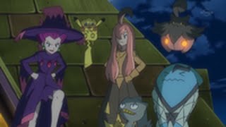 Review Pokemon XY Ep 81 Eng Dub Jessie amp Gourgeist [upl. by Aisayt634]