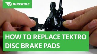 How to Replace Tektro Disc Brake Pads [upl. by Maunsell]