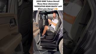 Check out the NEW Executive Seating in the 2025 GMC Yukon Denali Ultimate [upl. by Orlena479]